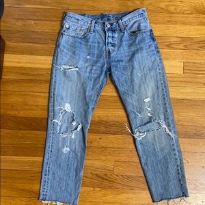 Levi’s 501 Straight Cropped